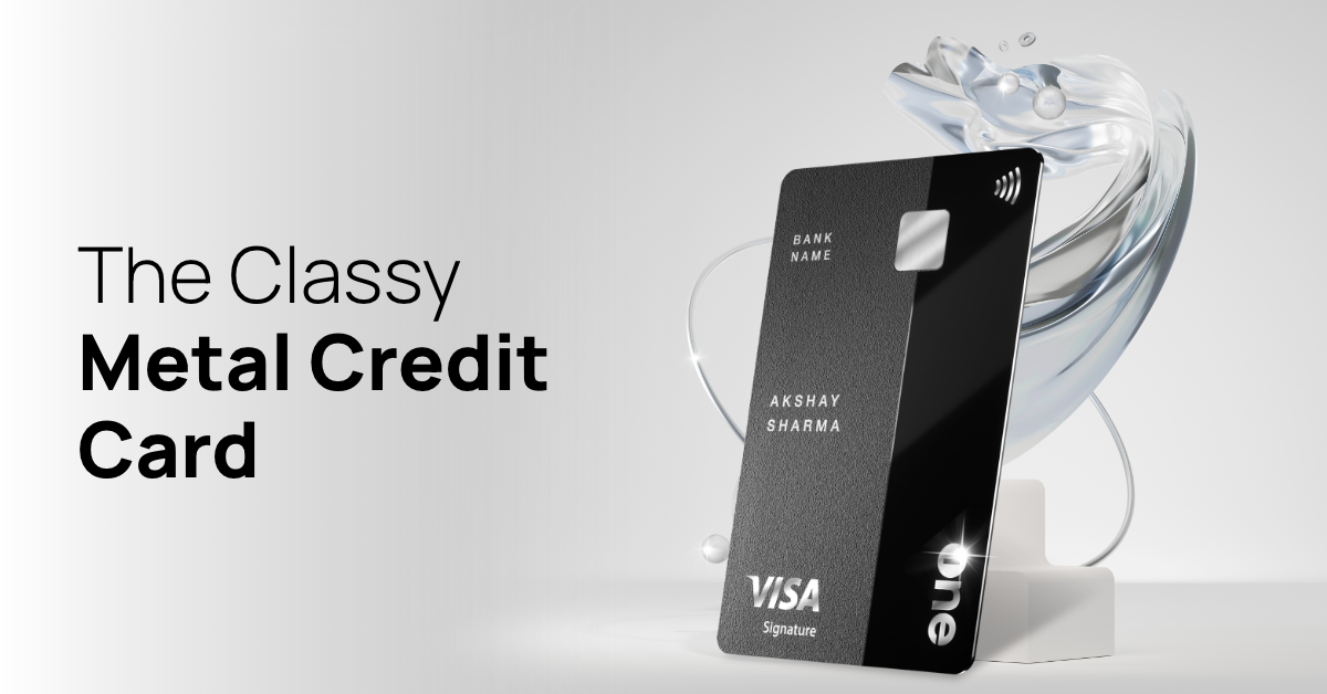 OneCard Metal Credit Card - Make Heads Turn